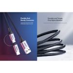 Cable Ugreen 2 En 1 Usb-a A Usb-c Y Micro Usb