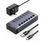 Hub Ugreen Usb-a 3.0/7 Puertos/5gbps