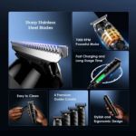 Recortadora Eléctrica Inalámbrica Oraimo Black