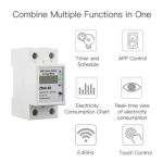 Medidor de Energía WiFi Inteligente Moes WCB-WM