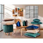 Almohadon Joli Basic 50x50 Azul Velvet