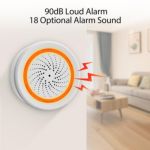 Alarma Audiovisual Zigbee Ir C/bateria Tuya Smart
