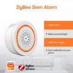 Alarma Audiovisual Zigbee Ir C/bateria Tuya Smart