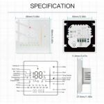 Termostato Moes ZHT-006 Zigbee Programable