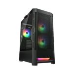 Gabinete Cougar Duoface Rgb Black