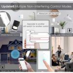 Interruptor Moes US2 WiFi/RF Táctil 1 B. Tuya Negr