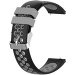 Malla Colmi Silicona P/smartwatch Negra/gris 20mm