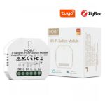 Mini Interruptor 2 Botones Zigbee + Rf433 MOES