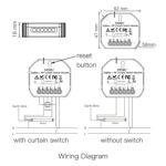 Switch Smart De Cortina Oculto Zigbee