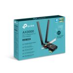 Adap PCI-e Tp-link Tx55e Ax3000 Wi-fi 6 Bt 5.2