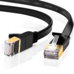 Cable Ugreen Ethernet Cat7 U/ftp 0.5mts Flat Negro