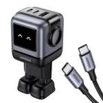 Ugreen Cargador Mini Robot 2usb/usb-c 65w