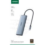 Ugreen Hub 4k Tipoc Usb 3.0/hdmi/vga/rj45/sd/pd