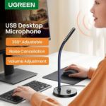 Micrófono Ugreen Usb Escritorio Cancelling